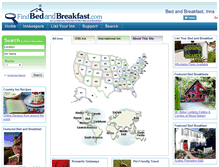 Tablet Screenshot of findbedandbreakfast.com